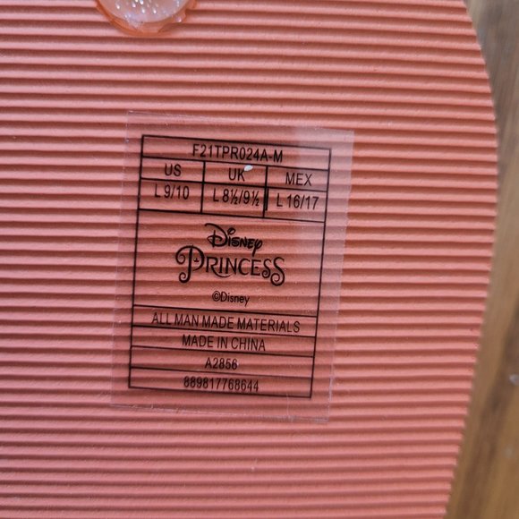 Disney Princess Moana Slingback Flip Flops size 9/10 toddler NWT - Picture 3 of 3